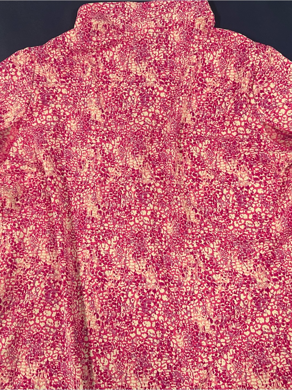 NWT IBKUL Women's Long Sleeve Active Top UPF 50+ - Pink Snake Print - Medium - Picture 4 of 4